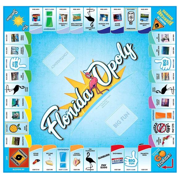 FloridaOpoly - Florida Themed Monopoly Board Game New Sealed - Picture 5 of 6